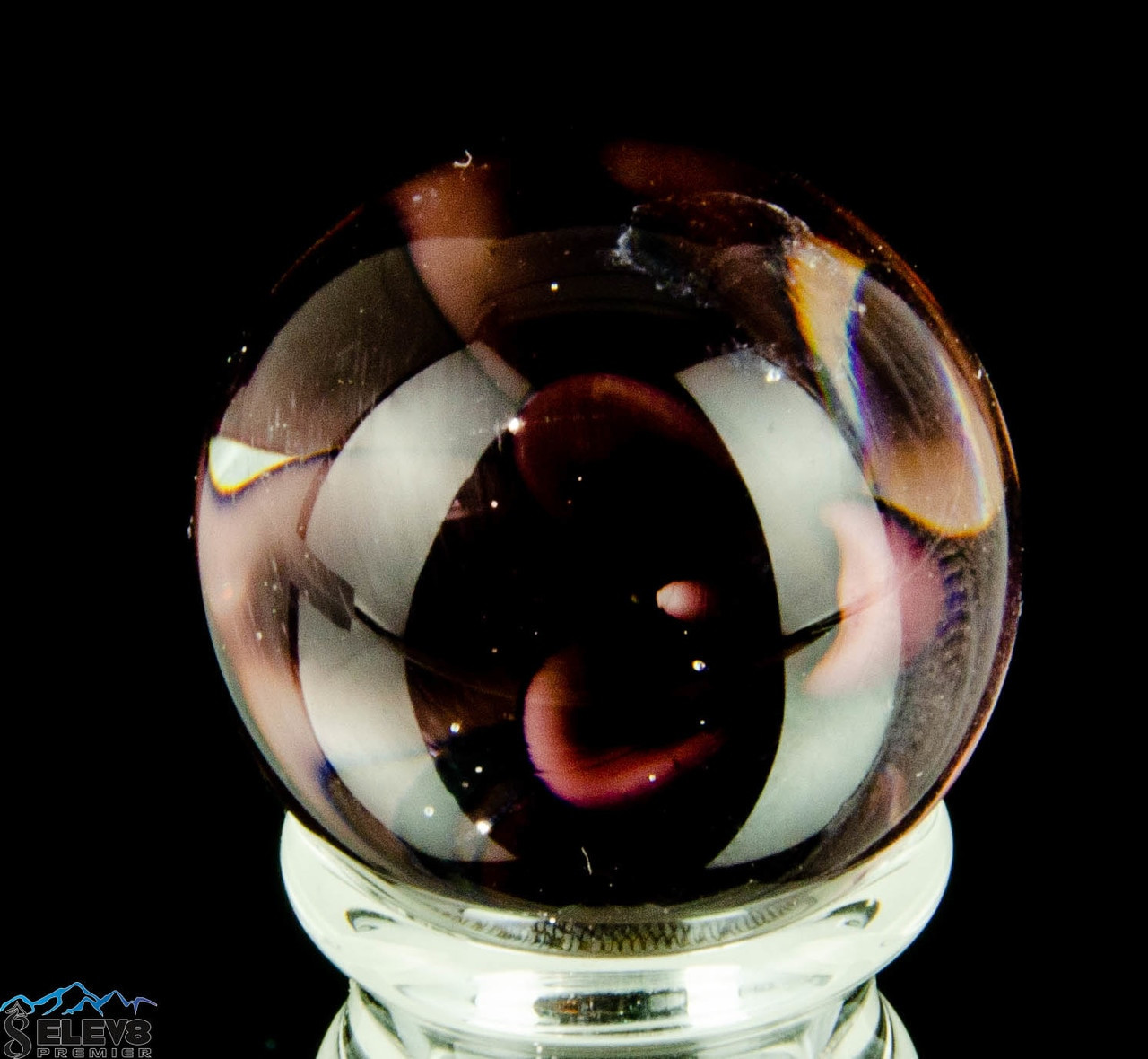 Soft Glass Flower Marble #1